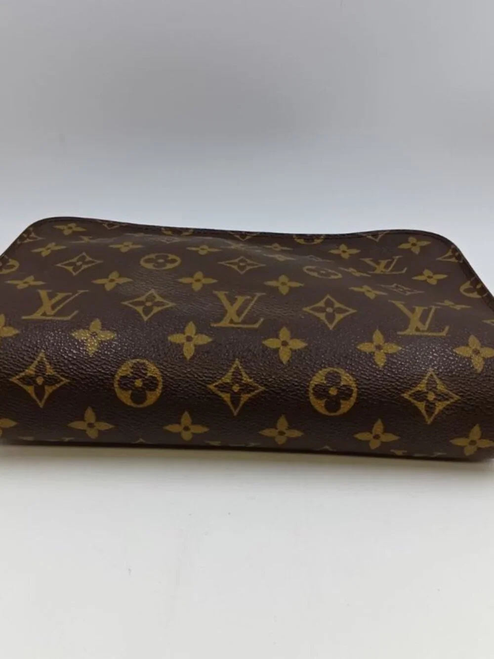 Louis Vuitton Monogram Orcee Second Bag Brown Pocket Sticky